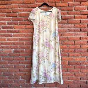 J.B.S. Vintage Floral Maxi Dress